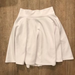 White high waisted skirt
